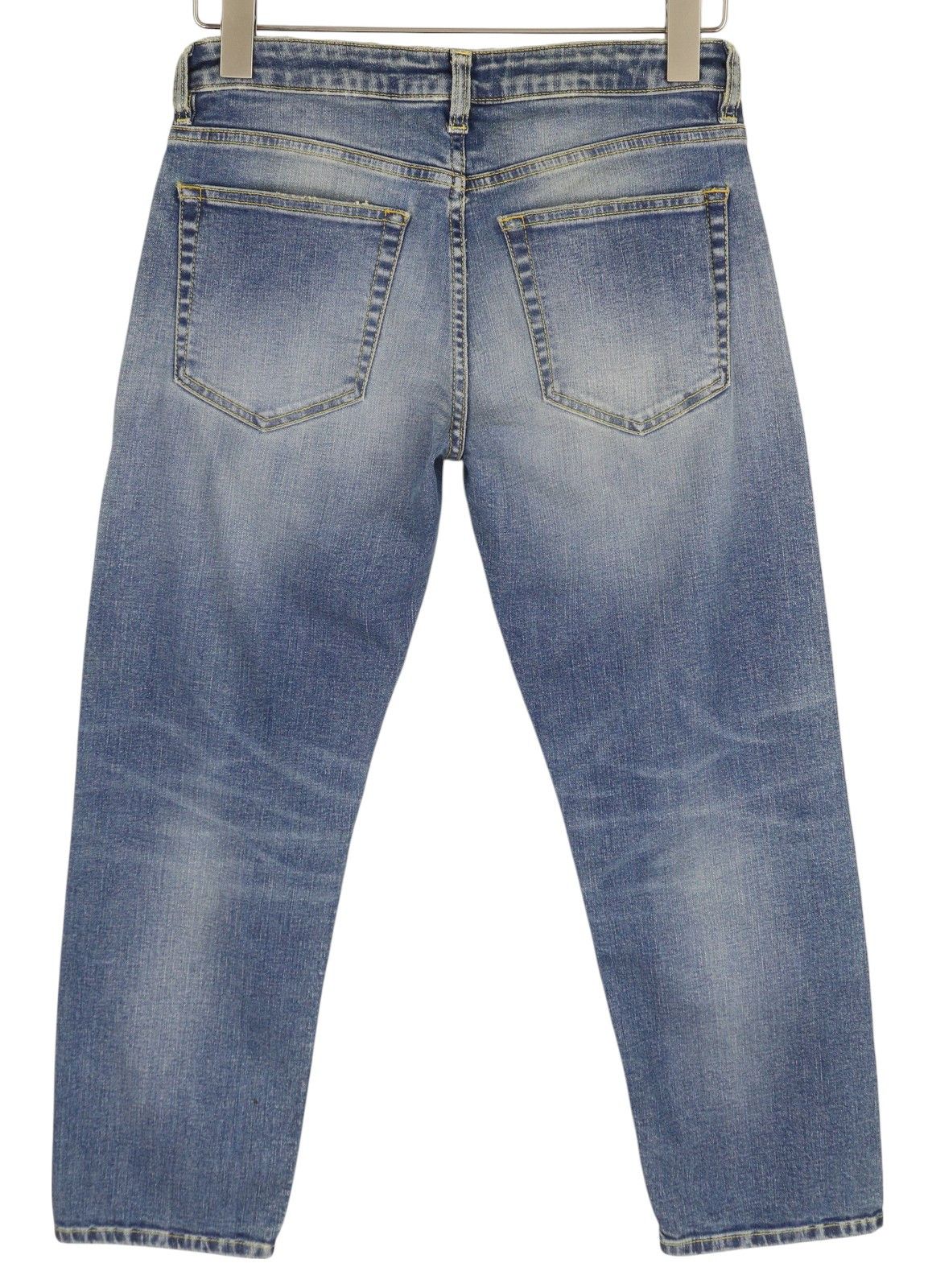 R13 BOY STRAIGHT RIPS 27 Carlton Distress Ankle Blue 85450 Size 27" / US 4 / IT 40 - 2 Thumbnail