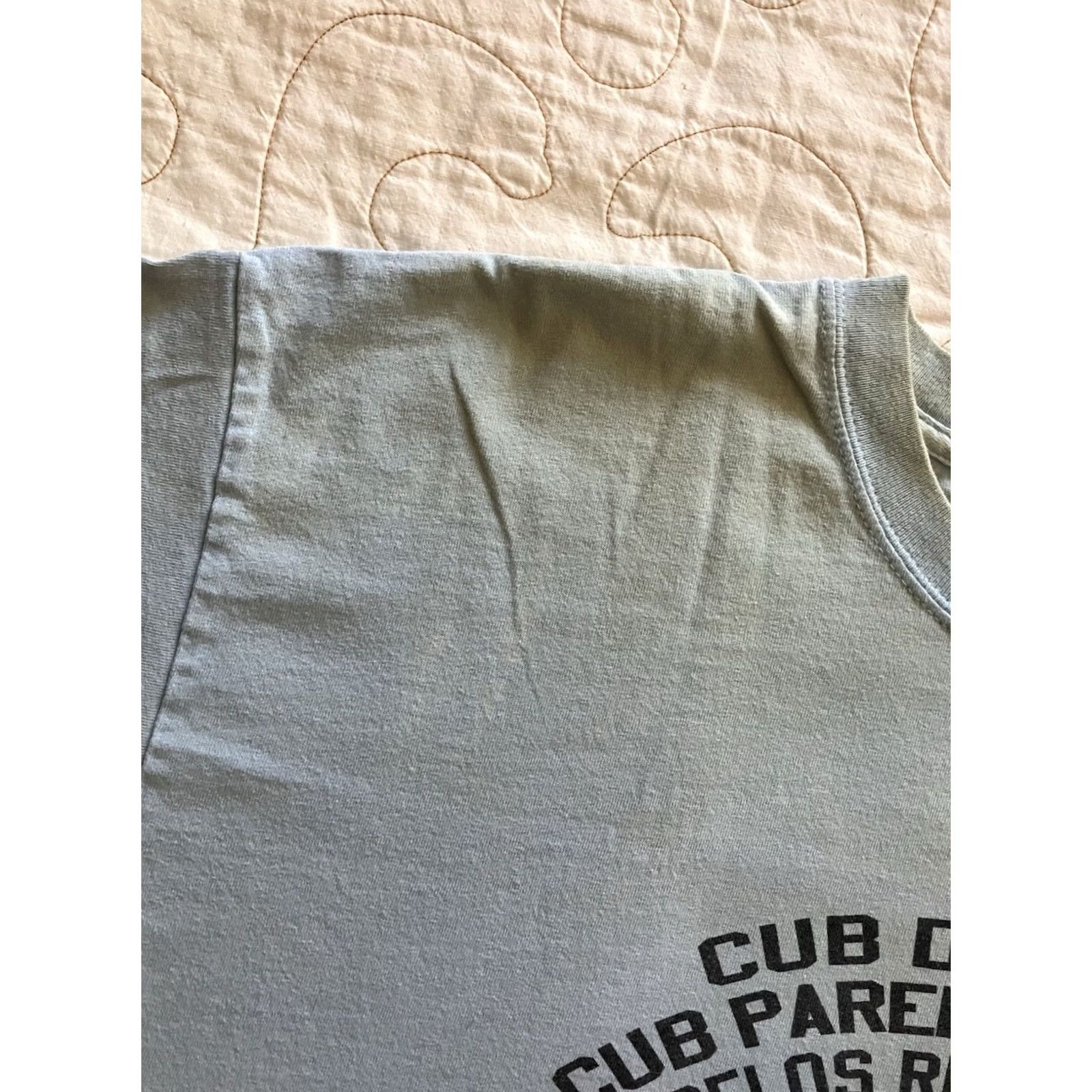 Gildan Gildan T-Shirt Cub Day Space Camp Michigan Blue XL 2005 Webelos Resident Camp Space Men Size US XL / EU 56 / 4 - 5 Thumbnail