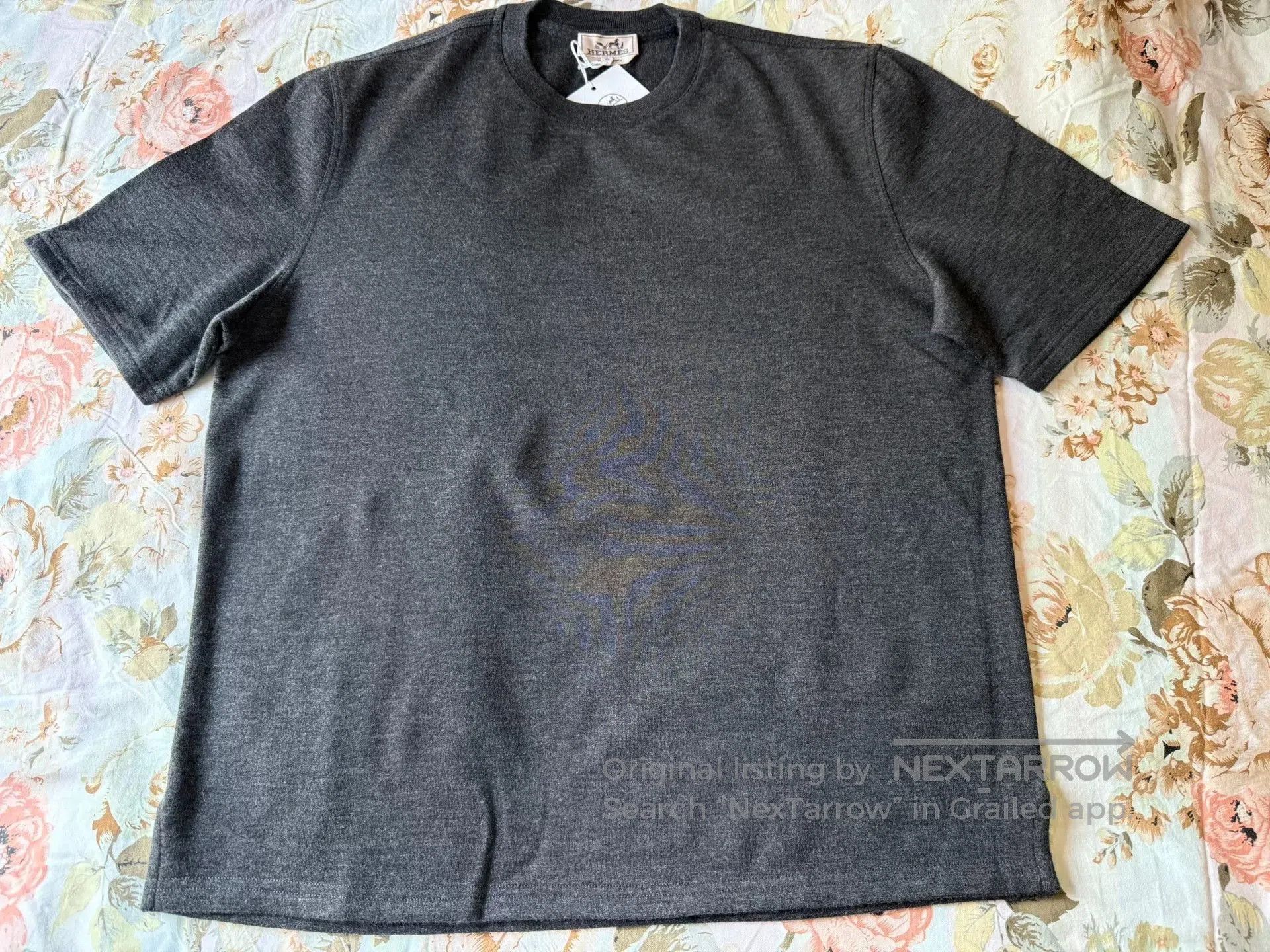 Hermes Hermes Gray short-sleeve T-shirt | Grailed