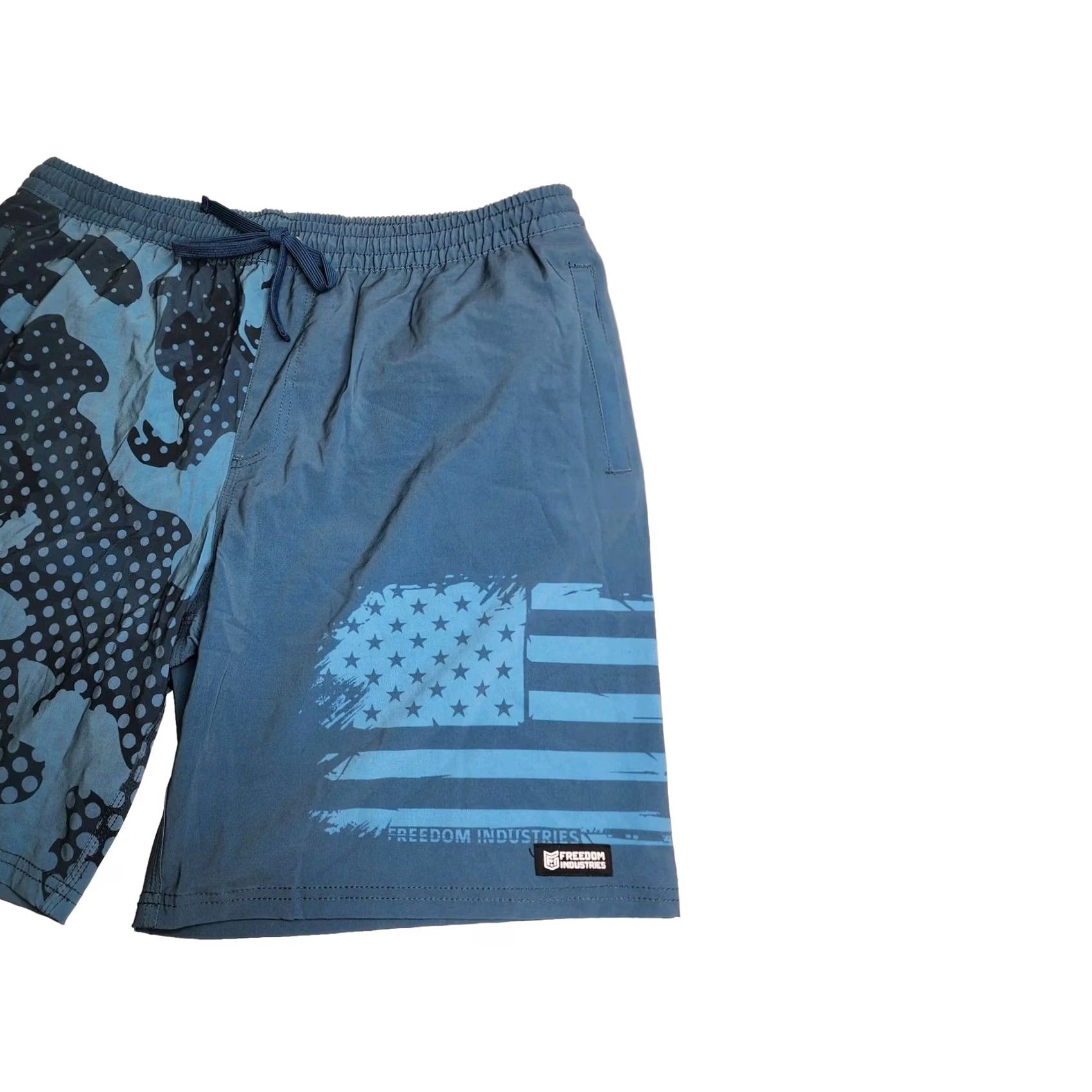 Industrie Freedom Industries Mens Adapt + Hybrid Short B.Steel Halftone Size 3XL Regular Activewear Size US 39 - 4 Thumbnail