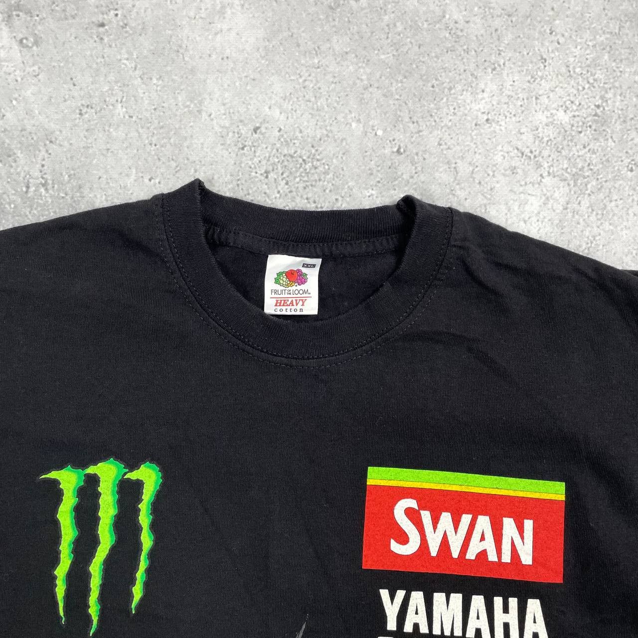 Yamaha Vintage 2000s Monster Energy Swan Yamaha Racing Team T Shirt Size US XXL / EU 58 / 5 - 5 Thumbnail