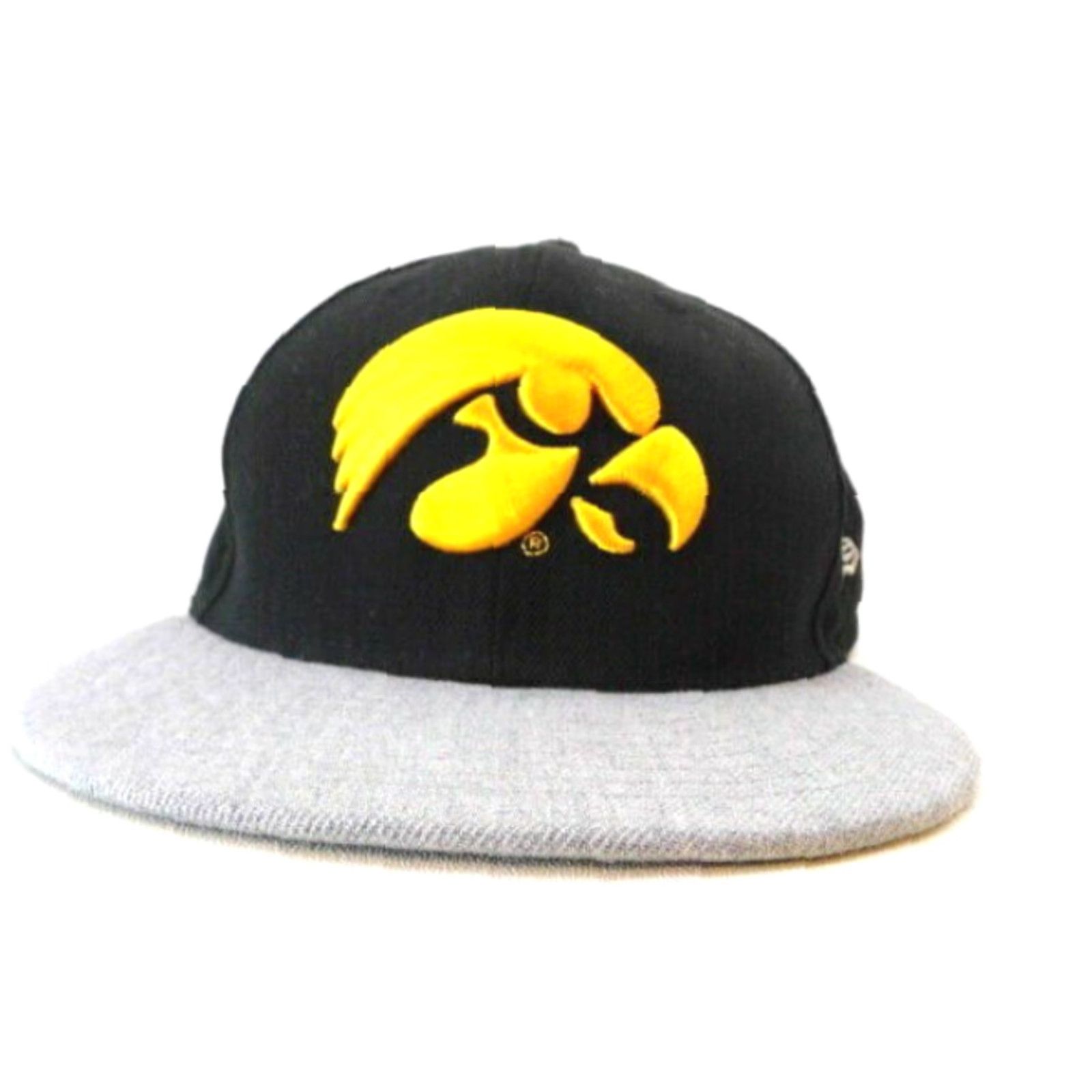 New Era New Era Iowa Hawkeyes 9Fifty 950 Black Gray Snapback Hat Cap Adjustable Mens Size ONE SIZE - 2 Thumbnail