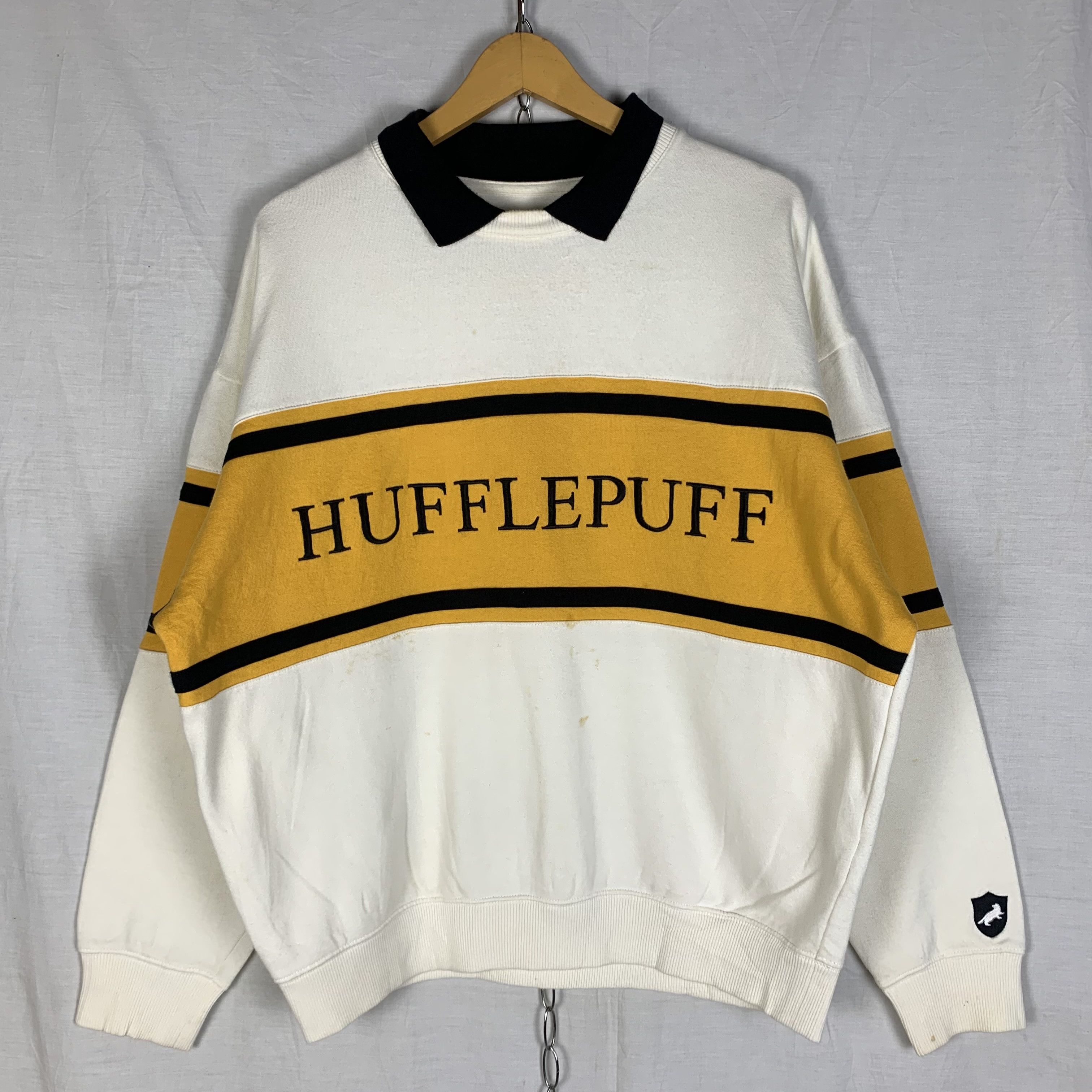 Hufflepuff Harry Potter Sweatshirt Collared