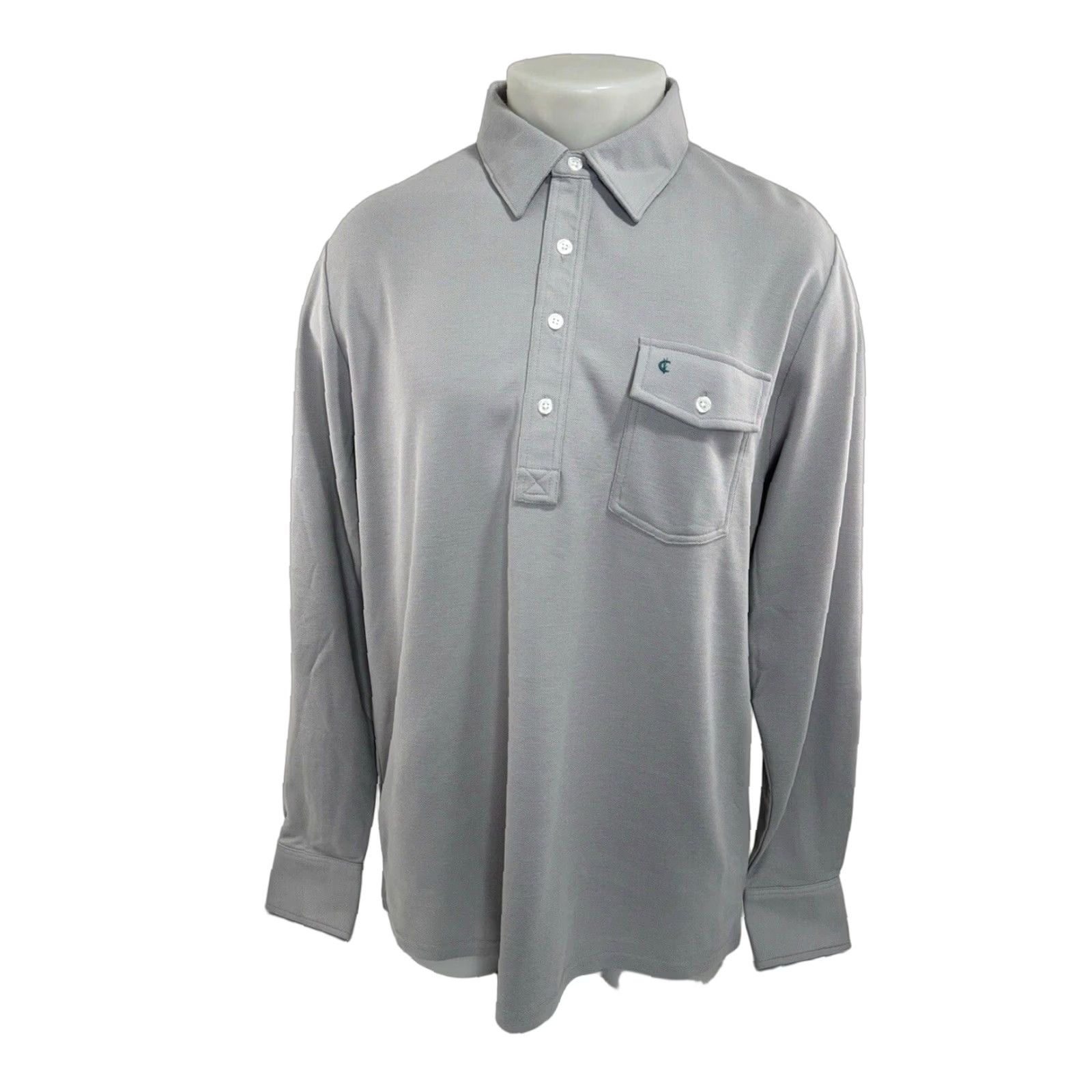 Logo 7 Criquet Rugby Mens L Pullover Knit Embroidered Logo Shirt (New w TAG) Size US L / EU 52-54 / 3 - 1 Thumbnail