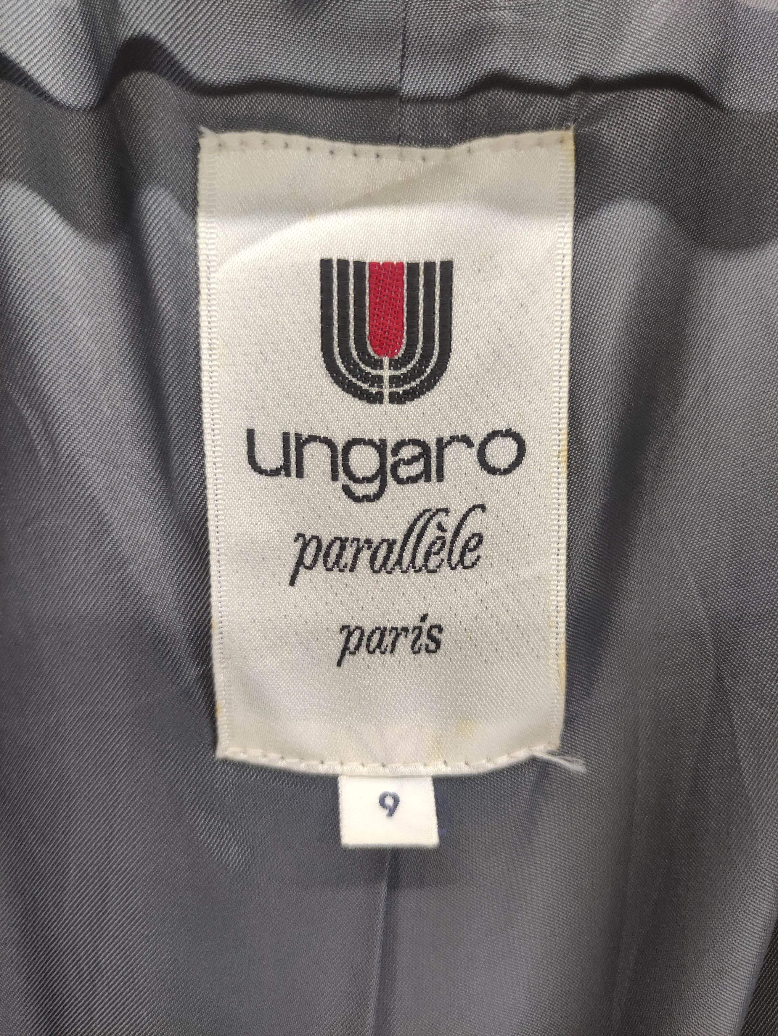 Ungaro Paris Vintage Ungaro Paris Long Wool Jacket Size XXL / US 16-18 / IT 52-54 - 5 Thumbnail