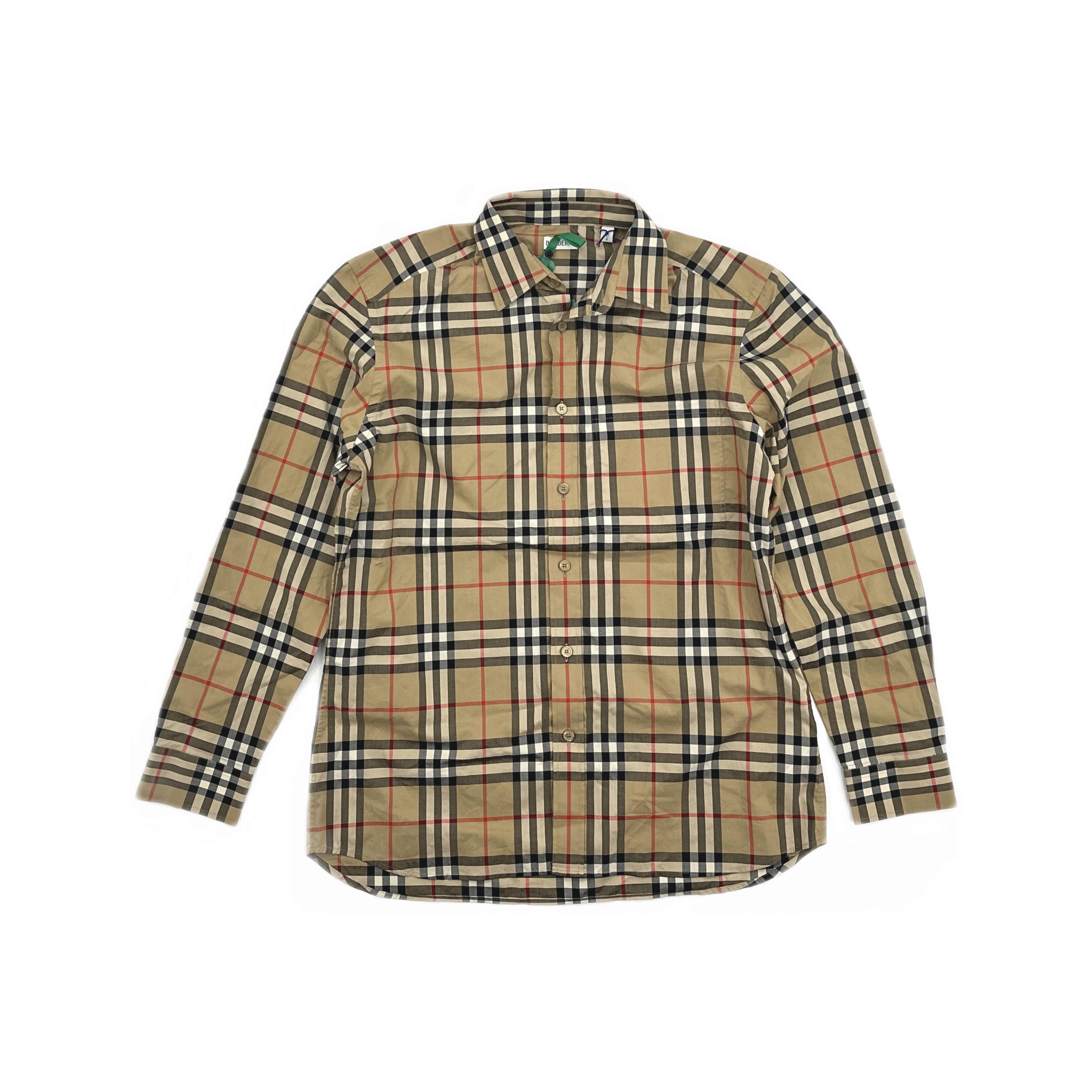 Burberry Burberry Vintage Check Button Up Shirt Size L Size US L / EU 52-54 / 3 - 1 Thumbnail
