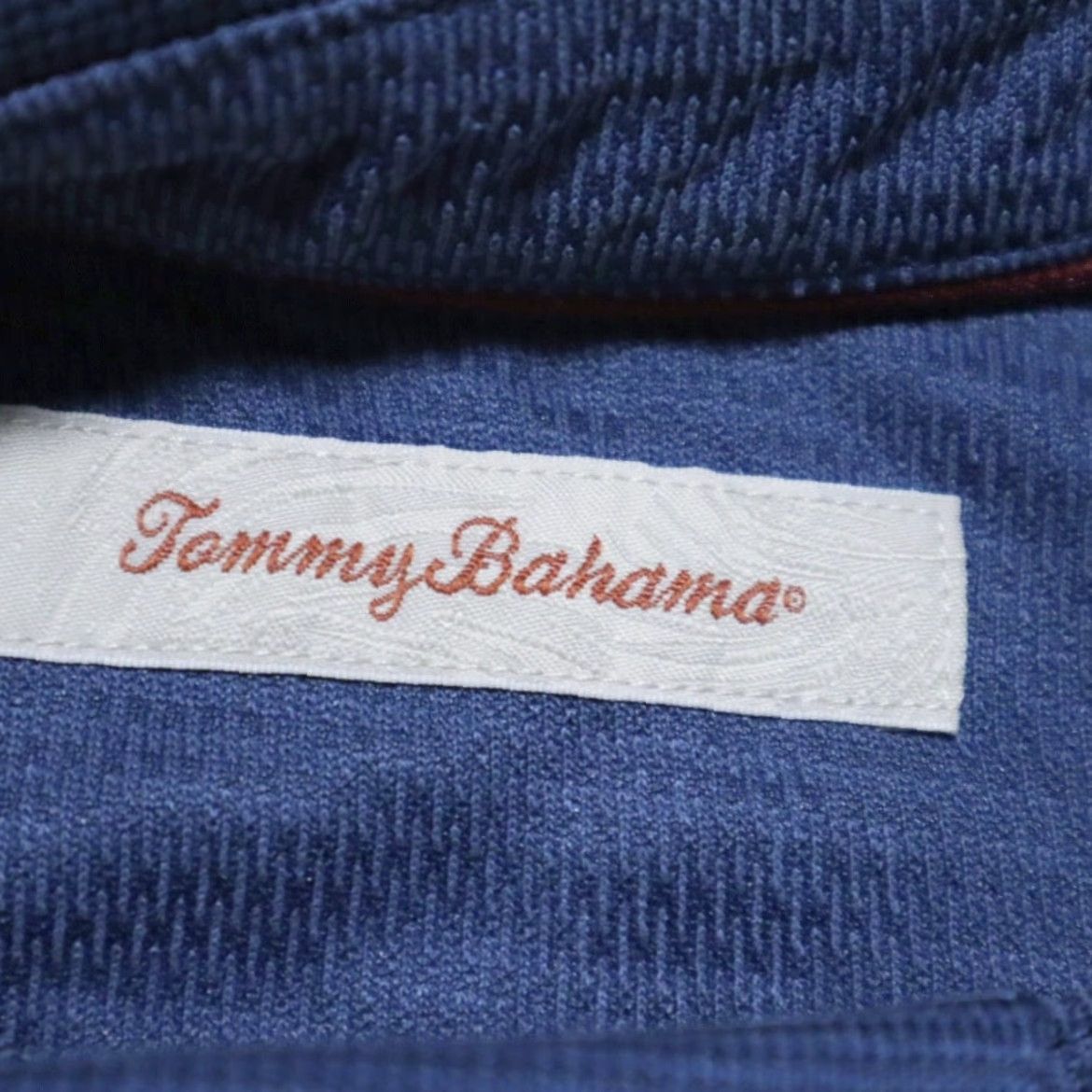 Tommy Bahama Tommy Bahama Polo Shirt Blue Men's XL Modal Solid Polo Shirt Size US XL / EU 56 / 4 - 5 Thumbnail