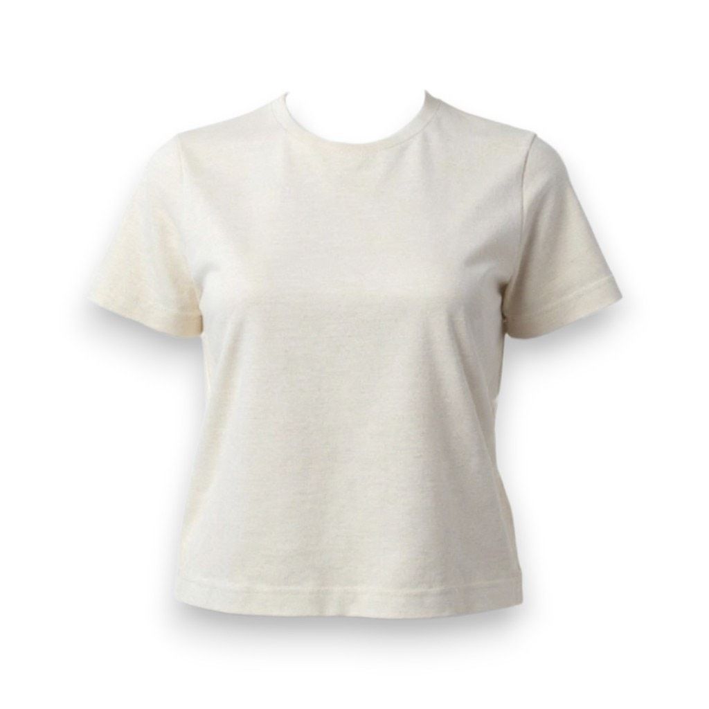 Vintage Vintage Knit Top Ivory Mod Minimalist Blouse Size Small Size S / US 4 / IT 40 - 1 Thumbnail