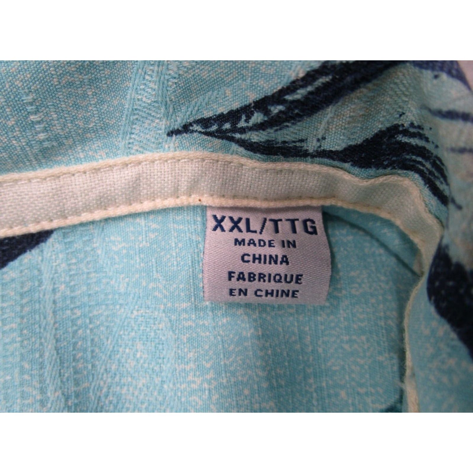 Tommy Bahama Tommy Bahama Shirt Mens 2XL XXL Blue Button Up Silk Blend Coolmax Island Zone Size US XXL / EU 58 / 5 - 3 Thumbnail