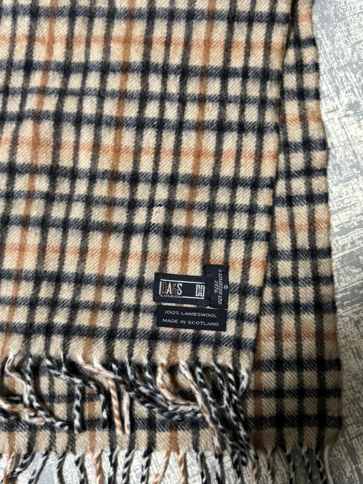 DAKS × Vintage Daks Scarf Size ONE SIZE - 3 Thumbnail