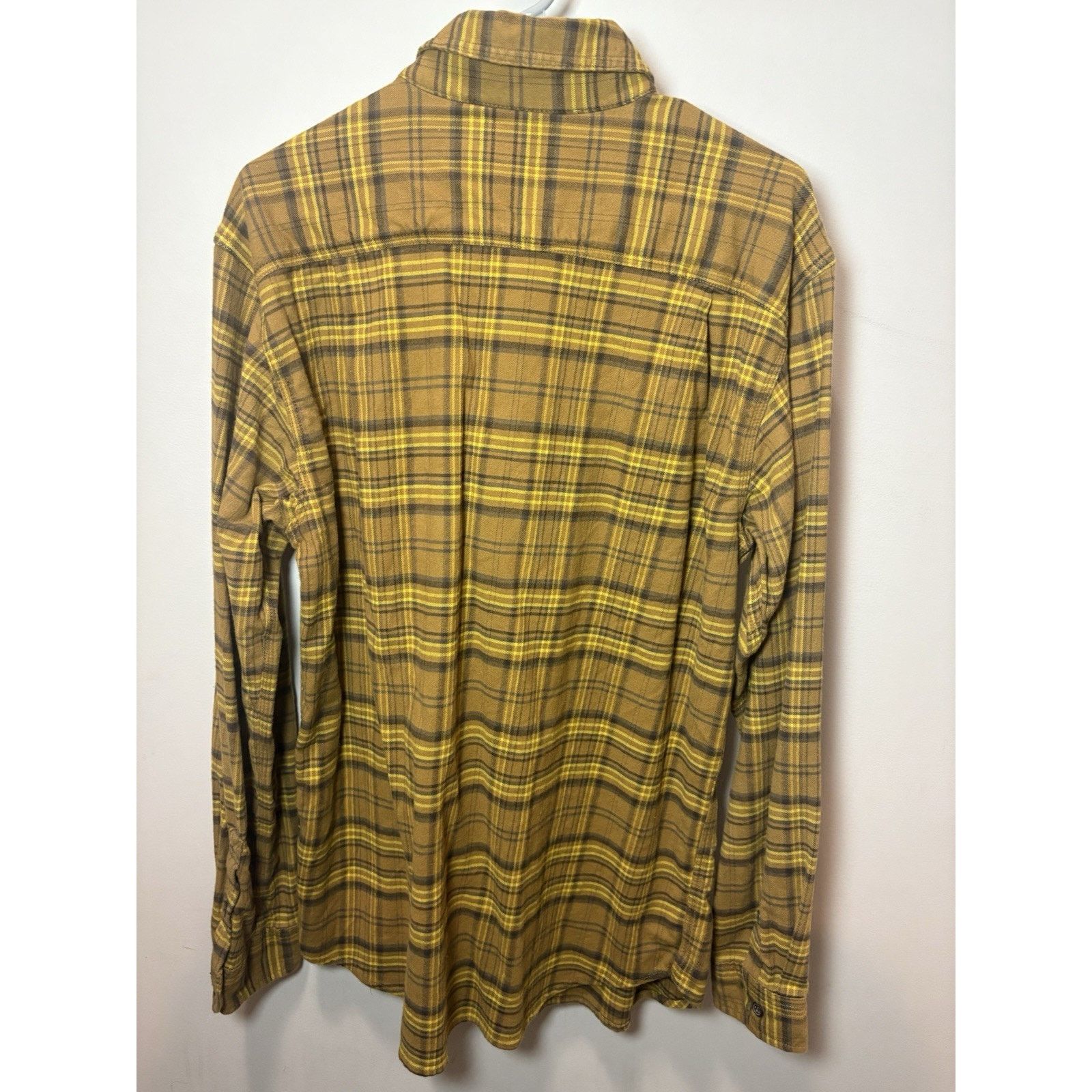 Carhartt Carhartt Medium Brown Yellow Plaid Flannel Shirt Relaxed Fit Size US M / EU 48-50 / 2 - 2 Thumbnail
