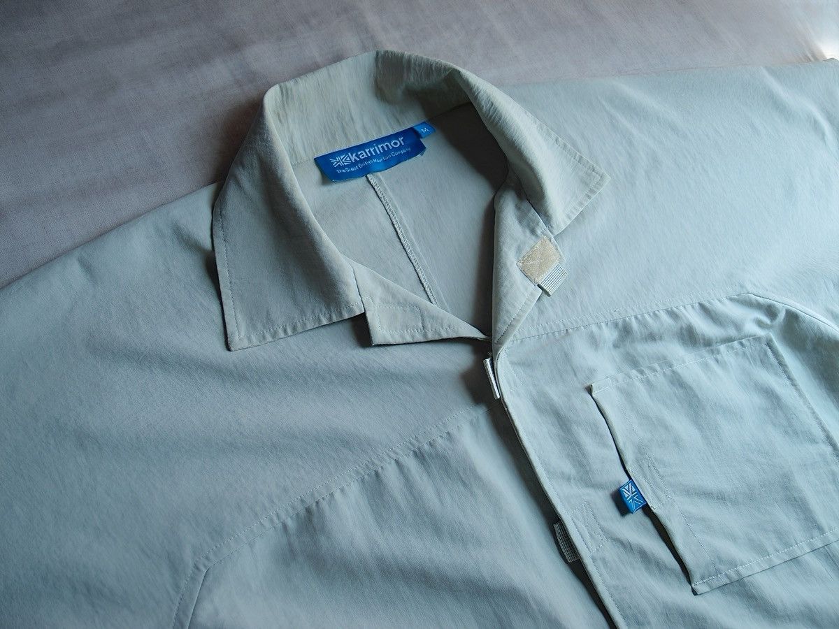 Karrimor karrimor Mint Green Nylon Short Sleeve Shirt M Vintage Size US M / EU 48-50 / 2 - 1 Thumbnail