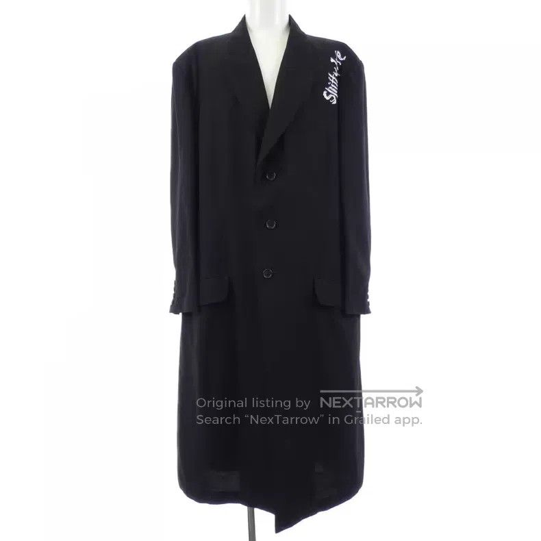 Yohji Yamamoto Yohji Yamamoto 23 SS embroidered coat Size US M / EU 48-50 / 2 - 2 Thumbnail