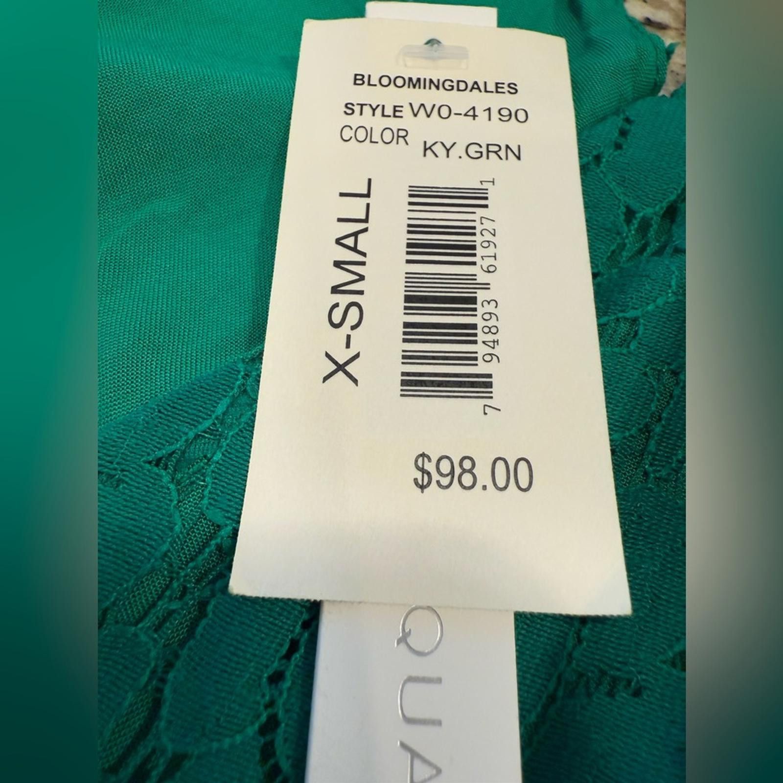 Other Aqua kelly green floral lace sleeveless mini dress Size XS Size XS / US 0-2 / IT 36-38 - 6 Thumbnail