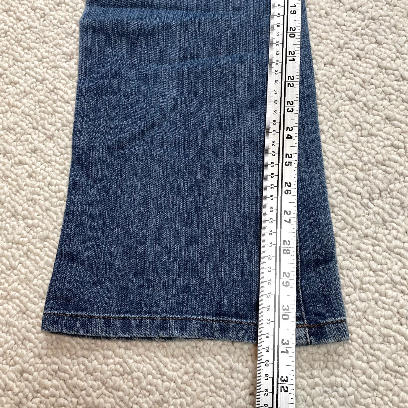 Vintage BandolinoBlu Jeans Womens 8 Blue Denim Dark Wash Bootcut Missy Mid Rise 35x31 Jeans Size 30" / US 8 / IT 44 - 7 Thumbnail