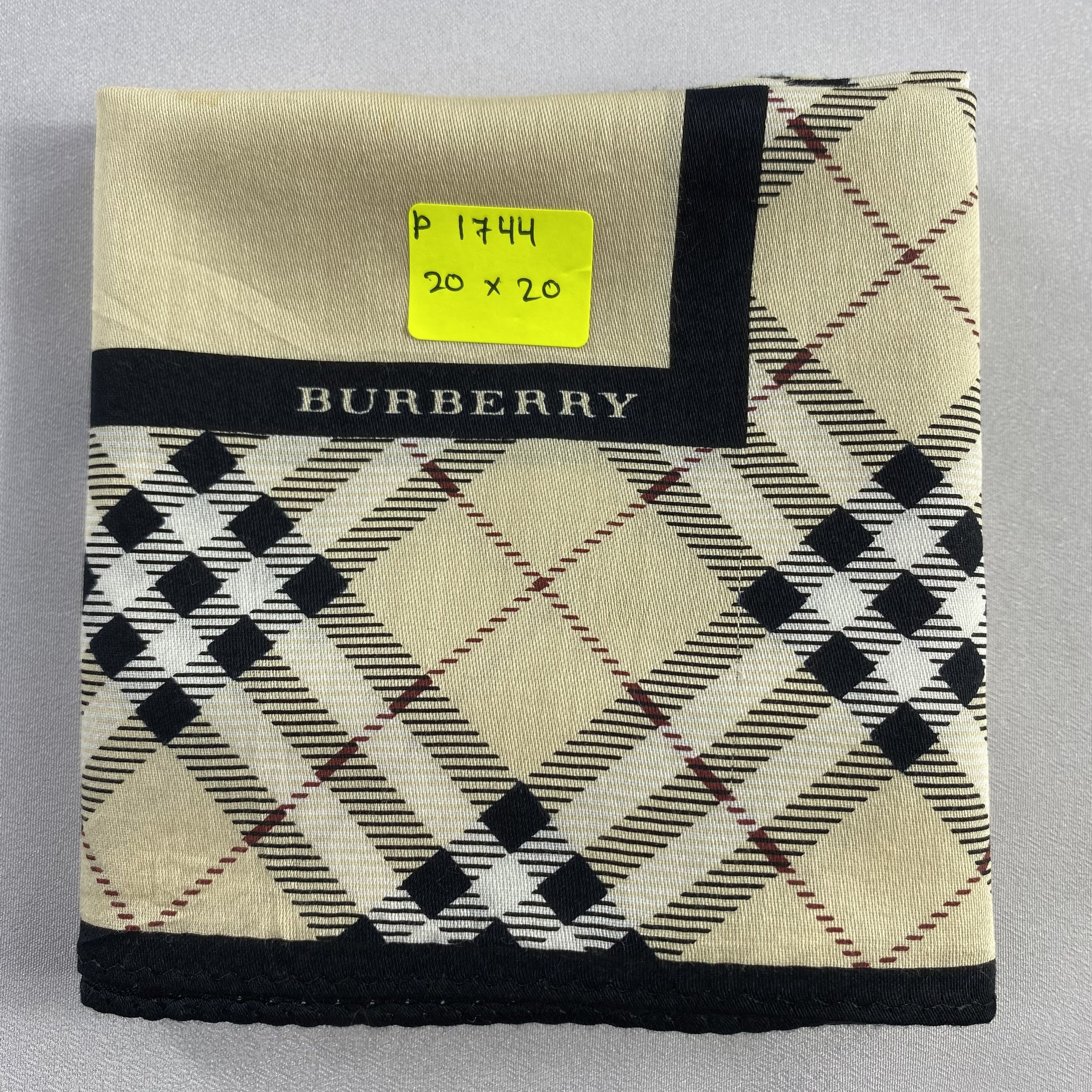 Burberry × Vintage Burberry Handkerchief / Neckerchief / Bandana-P1744 Size ONE SIZE - 7 Thumbnail