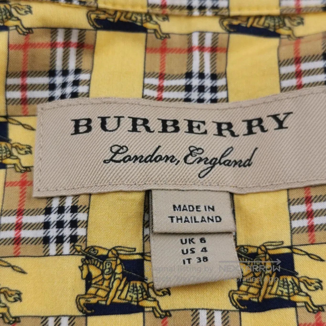 Burberry Burberry Colorful Graphic Pattern Short Sleeve Shirt . Size US S / EU 44-46 / 1 - 5 Thumbnail