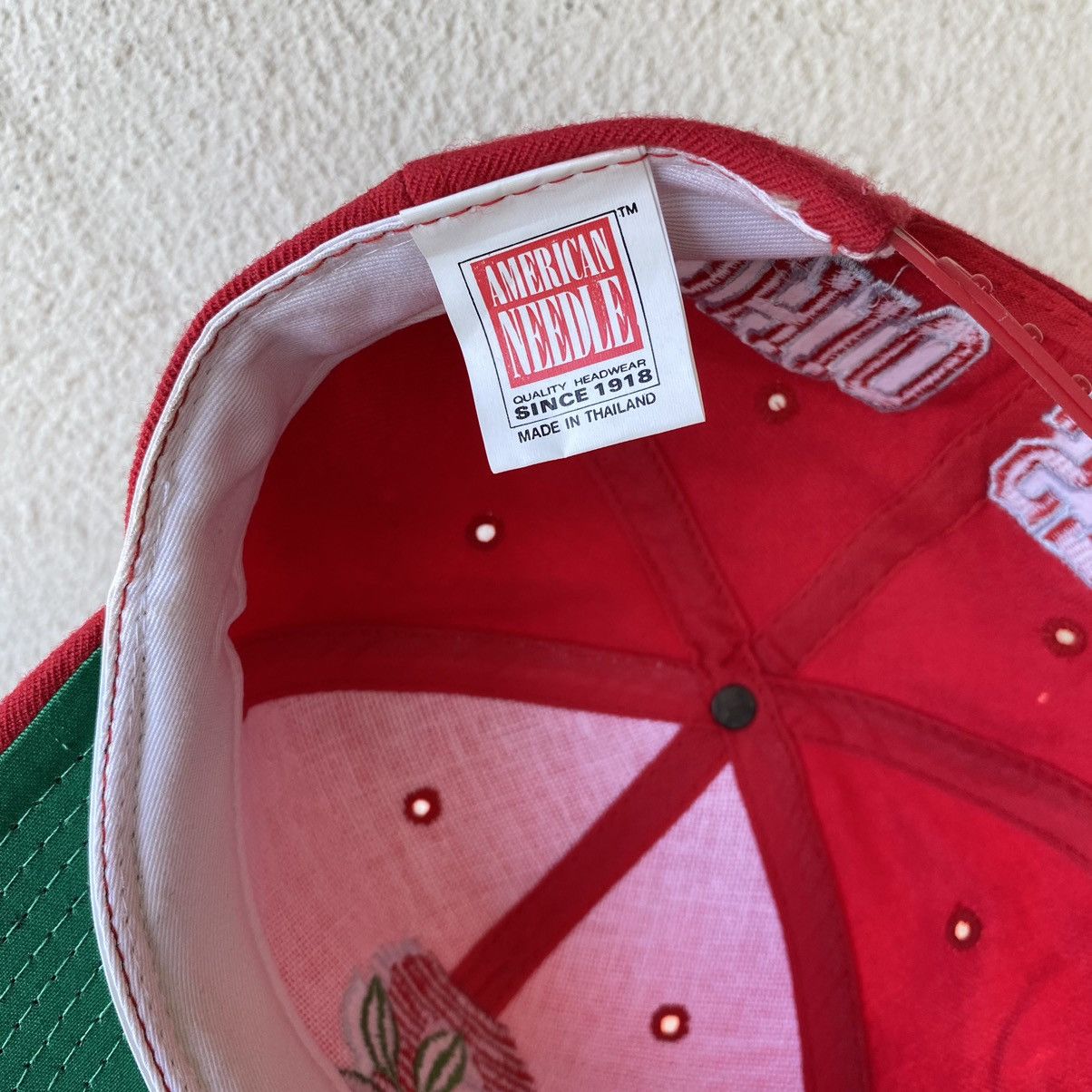 American Needle × Vintage Vintage Ohio State Buckeyes Block Head Snap Back Size ONE SIZE - 10 Thumbnail