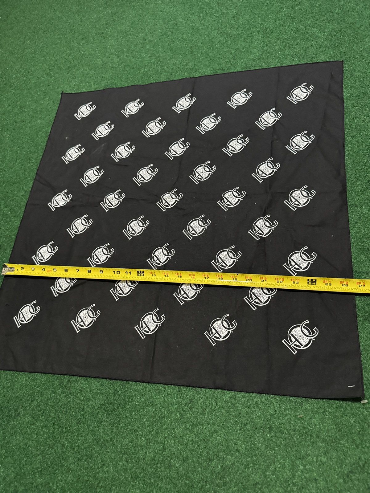 Harley Davidson × Vintage Vintage 90s Hog Harley Owners Group Black Biker Bandana Size ONE SIZE - 4 Thumbnail