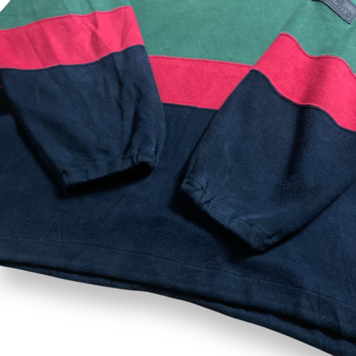 Burberry VINTAGE BURBERRY RUBBER PATCH QUATER ZIPPER SWEATSHIRT Size US L / EU 52-54 / 3 - 6 Thumbnail