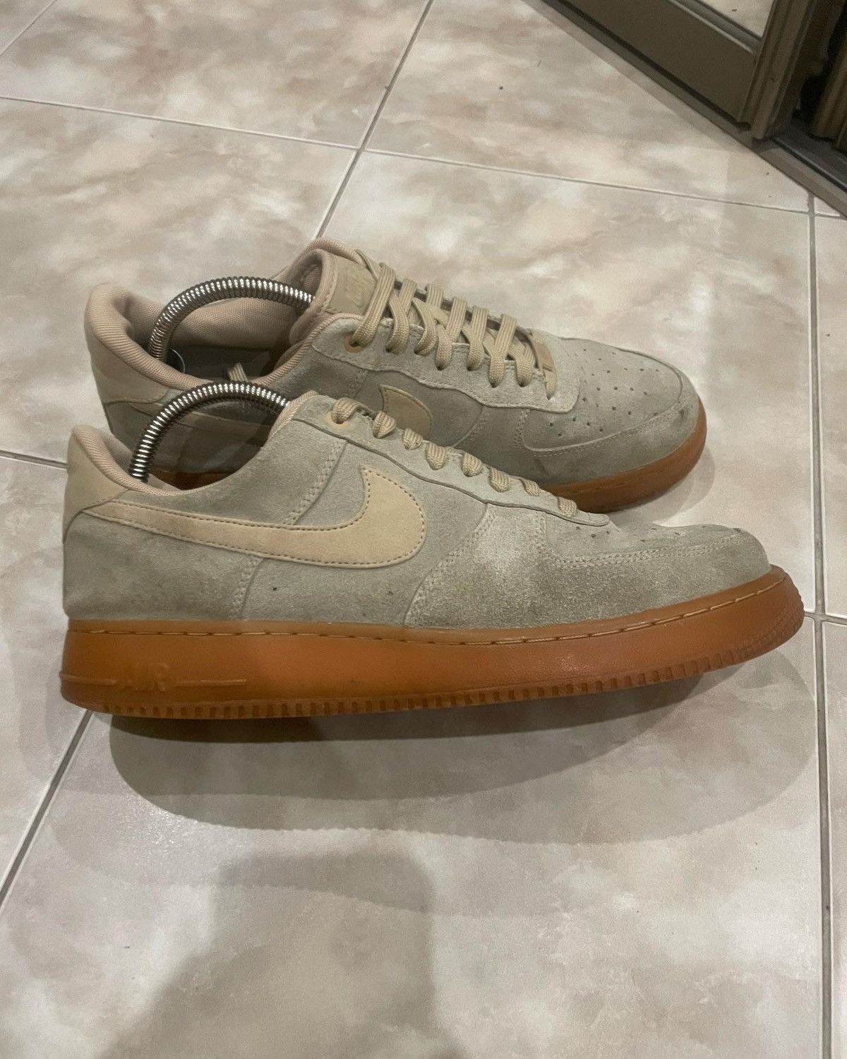 Air force 1 suede mushroom deals