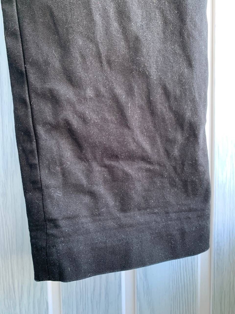 Percival × Vintage Percival Black Cotton &Elastane Pockets Button Trousers Size US 30 / EU 46 - 8 Thumbnail
