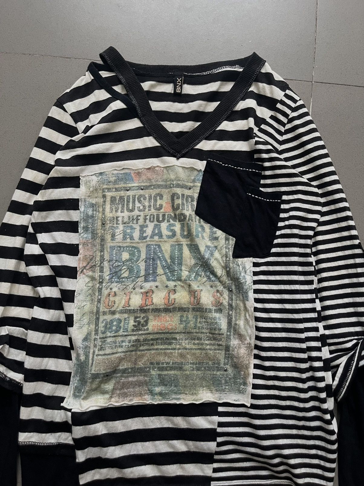 If Six Was Nine Japanese~BNX Patchwork Seditionaries Punk Style Long Sleeve Size US M / EU 48-50 / 2 - 2 Thumbnail