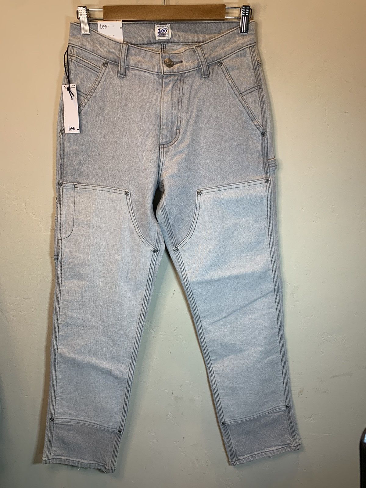 Lee *RARE* New Lee Double-Knee 2-Tone Carpenter Denim Jeans Size US 28 / EU 44 - 1 Thumbnail