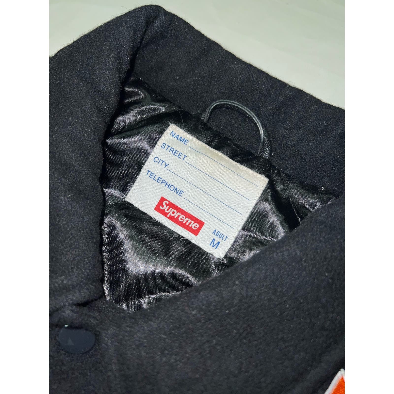 Supreme Supreme FW14 Franchise Patch Wool Varsity Jacket Size US M / EU 48-50 / 2 - 3 Thumbnail