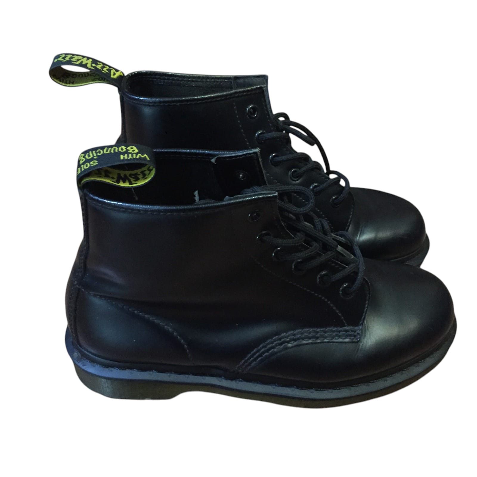 Dr. Martens Dr Martens 1460 Black Smooth Boots Shoes Size US 9 / EU 42 - 1 Thumbnail