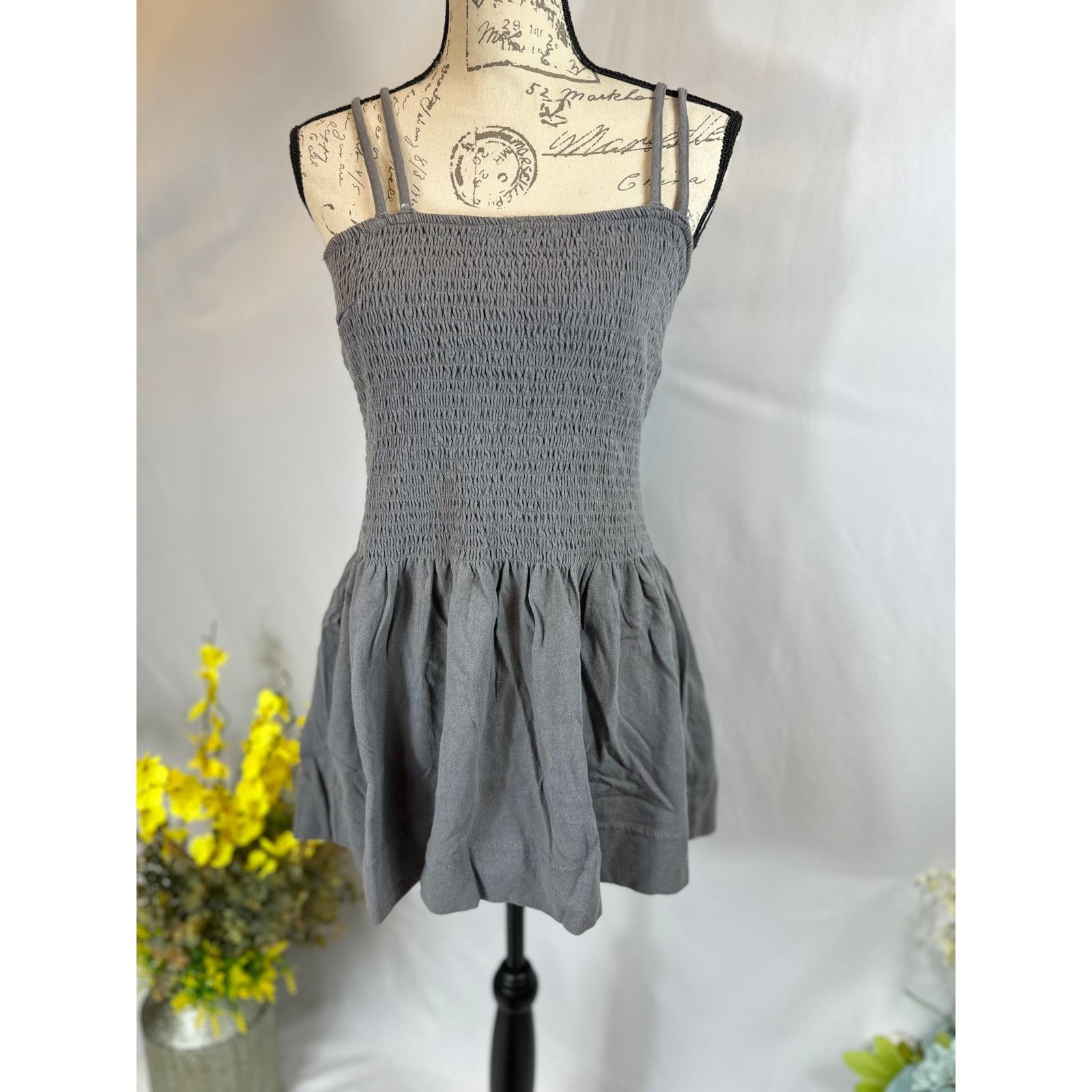 Free People Free People Goldie Skirt Set Elastic Bodice Smoked Pearls S Size 26" / US 2 / IT 38 - 7 Thumbnail