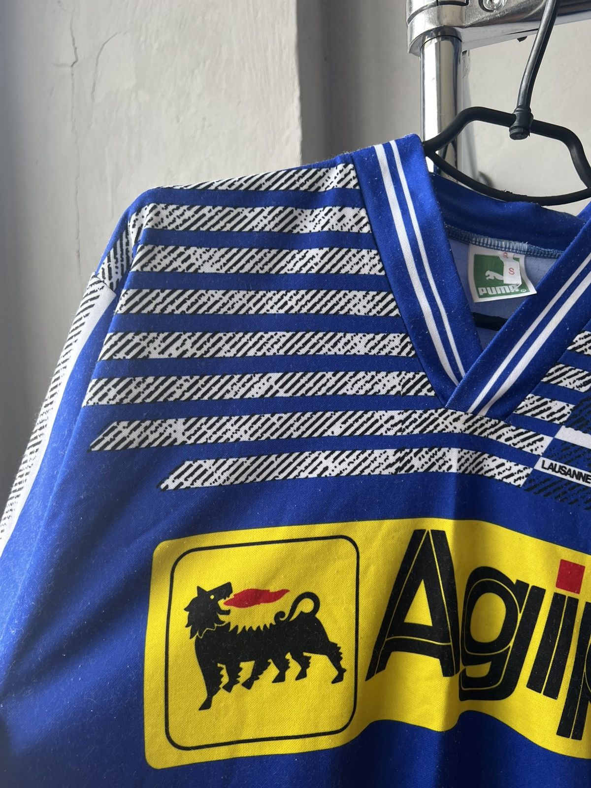 Puma 1991/92 LAUSANNE-SPORT HOME SOCCER JERSEY FOOTBALL SHIRT Size US S / EU 44-46 / 1 - 5 Thumbnail