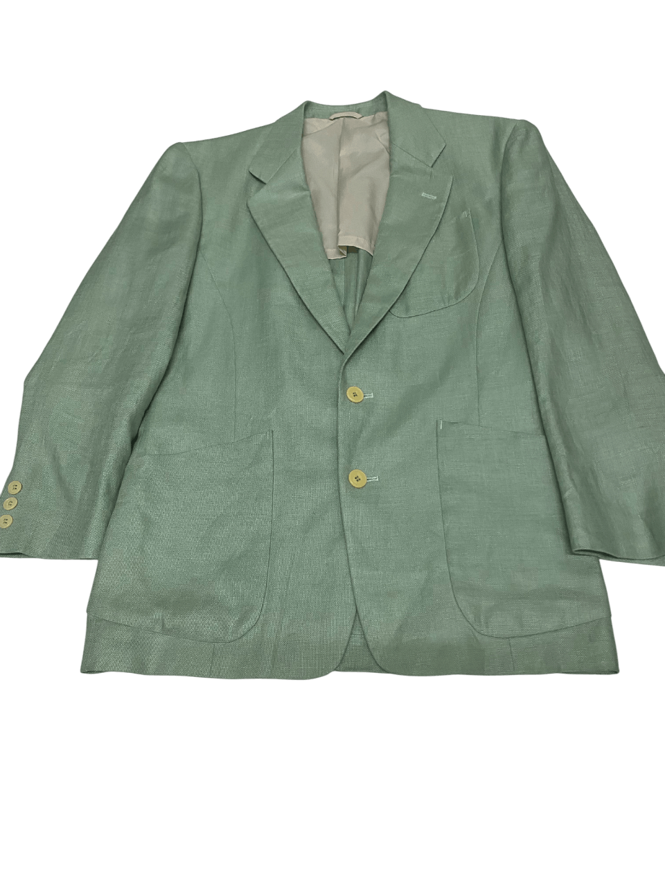 Thierry Mugler Vintage 80s Thierry Mugler Green Tuxedo Size 46R - 3 Thumbnail