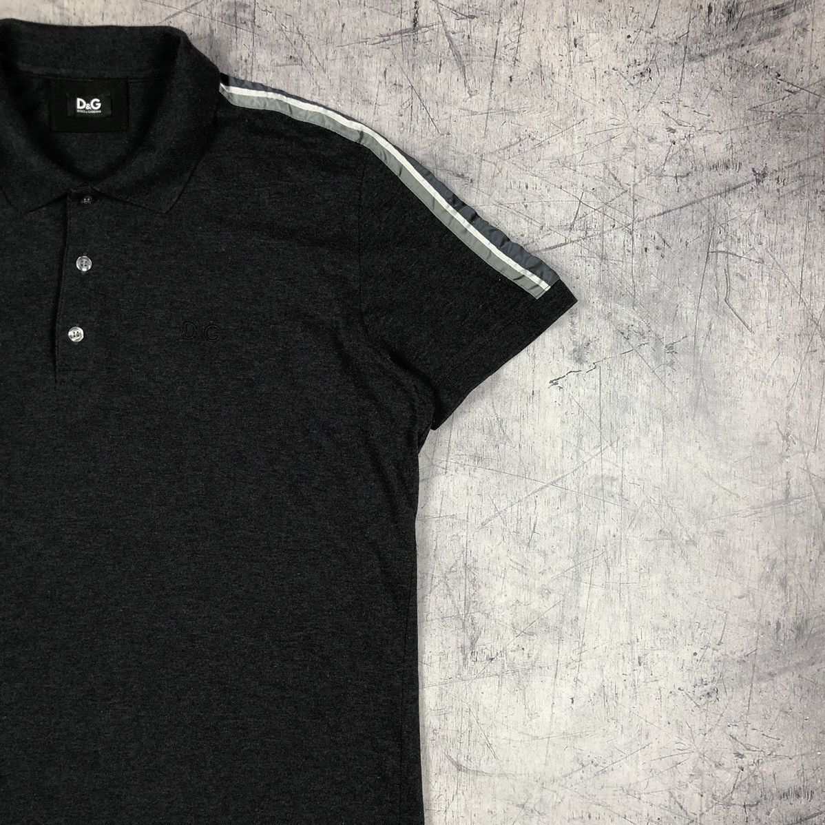 Dolce & Gabbana × Vintage Vintage Dolce+Gabbana Embroidered Logo Luxury Designer Polo Size US L / EU 52-54 / 3 - 4 Thumbnail