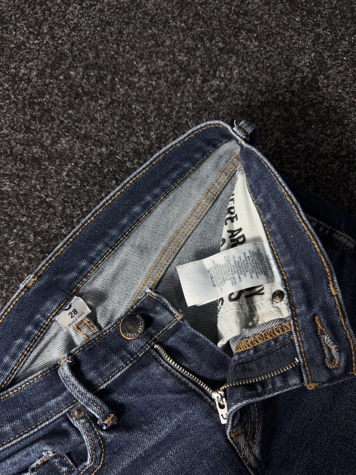Jean × True Religion × Vintage Women's Y2K Vintage True Religion Jeans skinny jeans Pants Size 28" / US 6 / IT 42 - 7 Thumbnail