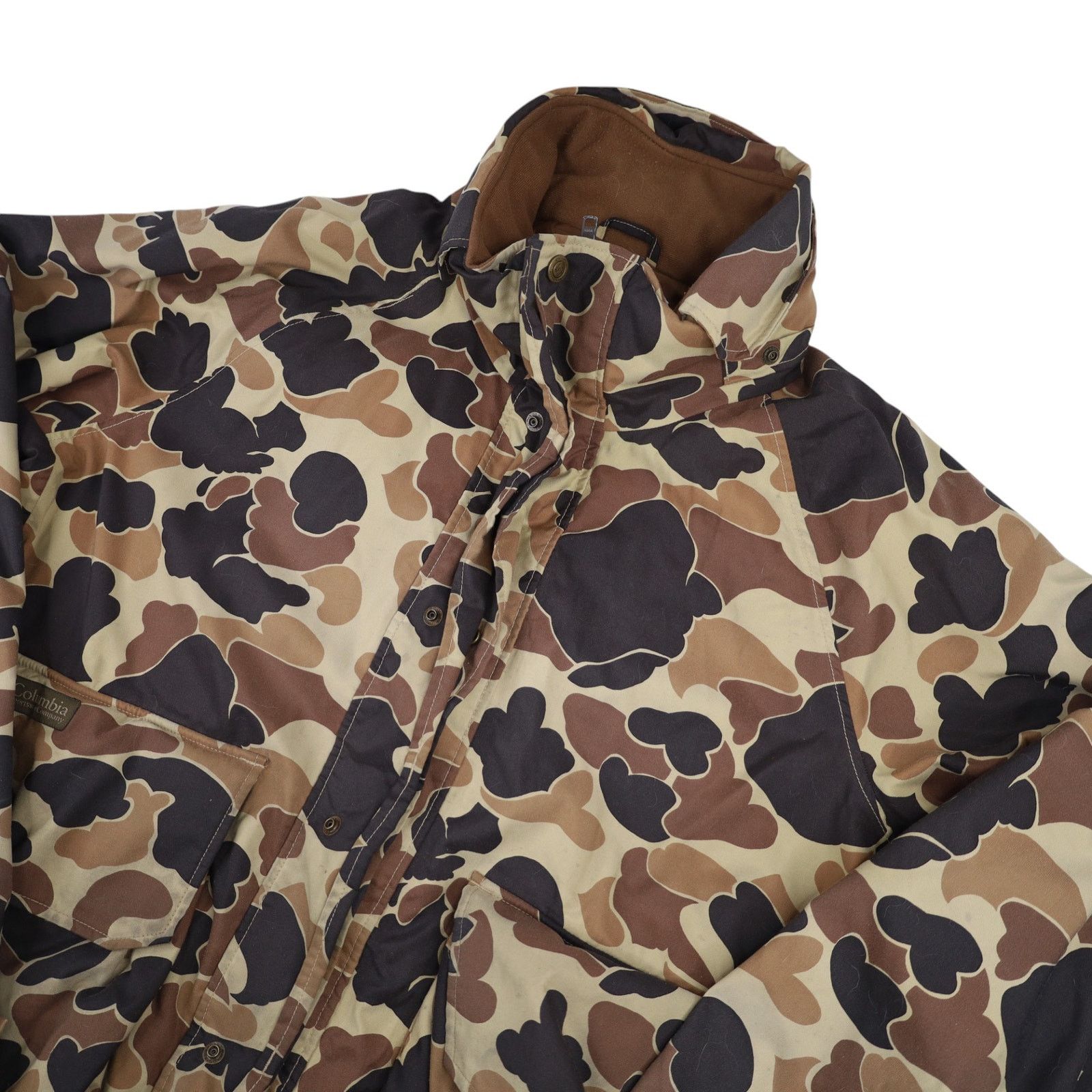 Vintage Columbia Sportswear Duck Camo Hunting Jacket