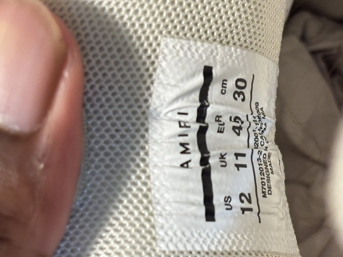 Amiri Amiri Bone Runners ‘Red White’ Size US 12 / EU 45 - 6 Thumbnail