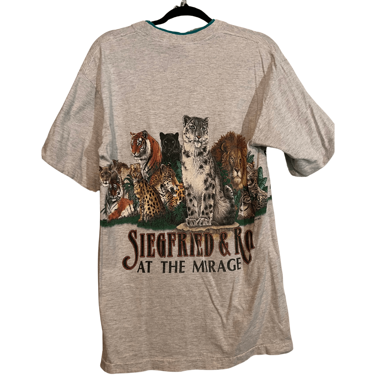 Habitat × Vintage Vintage Detailed Siegfried & Roy Graphic Animal T-Shirt Size US L / EU 52-54 / 3 - 1 Thumbnail