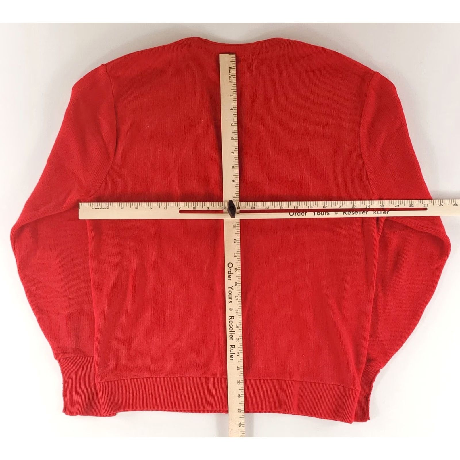 Izod VINTAGE Izod Cardigan Sweater Red Long Sleeve Mens L 80s 90s Acrylic VTG Red Mens L Size US L / EU 52-54 / 3 - 7 Thumbnail