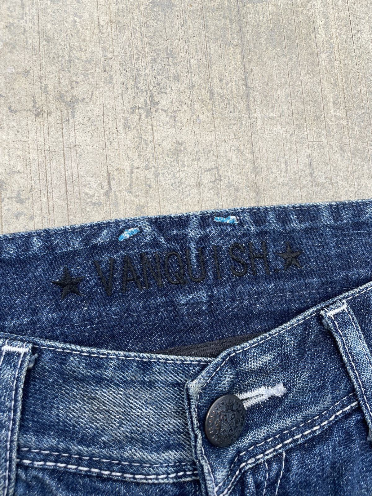 Japanese Brand 2000s JAPANESE BRAND VANQUISH WHISKER WASH FLARE Size US 32 / EU 48 - 3 Thumbnail