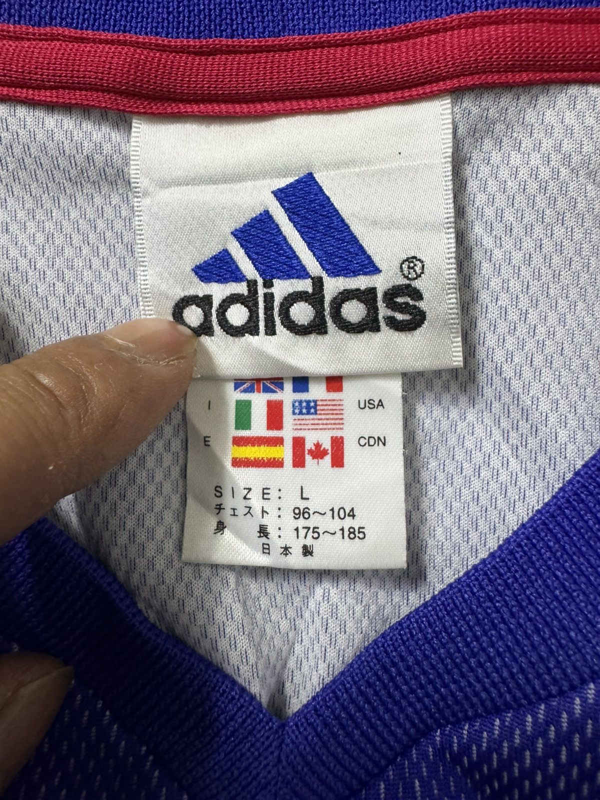 Adidas Vintage adidas Japan 🇯🇵 2002 jersey Size US L / EU 52-54 / 3 - 4 Thumbnail