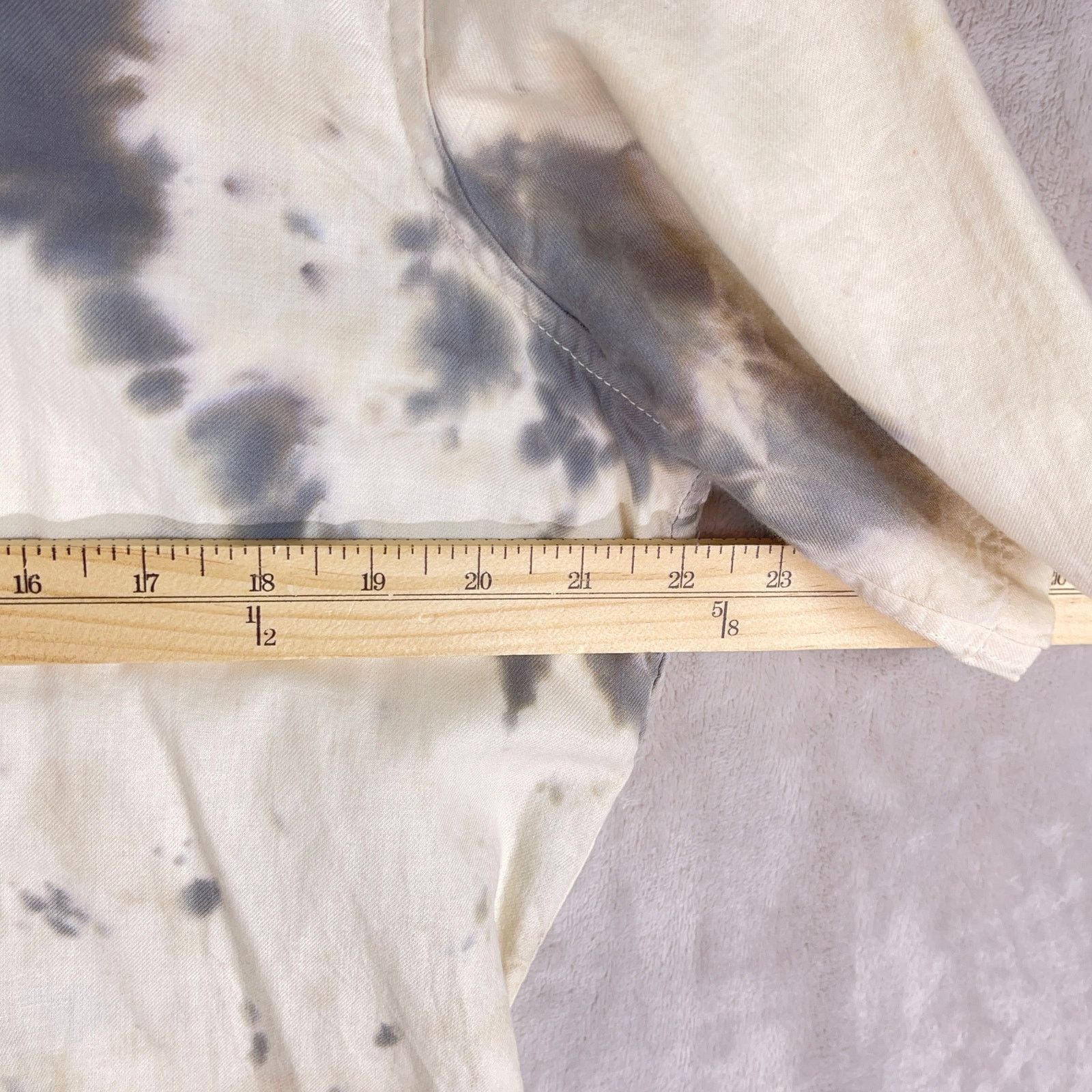 Beautiful Ful Beautiful Fül BTFL Short Sleeve Hand Dyed Bone Shirt Rare Size US M / EU 48-50 / 2 - 9 Thumbnail