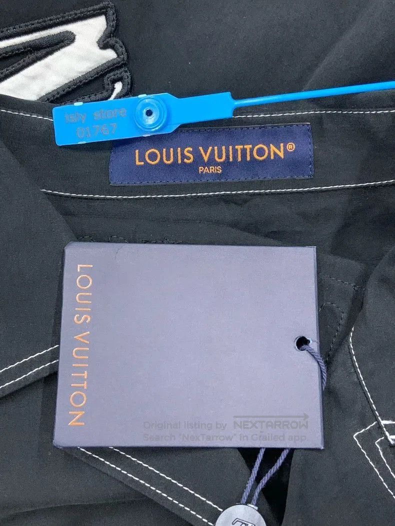 Louis Vuitton LOUIS VUITTON FW24 Logo Embroidered Shirt. Size US L / EU 52-54 / 3 - 5 Thumbnail