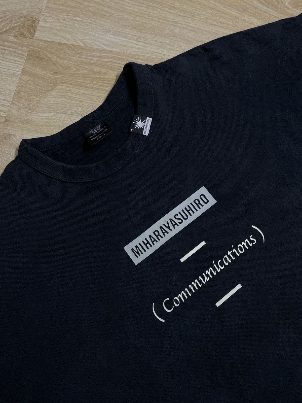 Japanese Brand × Maison MIHARA YASUHIRO MIHARAYASUHIRO COMMUNICATIONS GOOD INSPIRATION TEE Size US L / EU 52-54 / 3 - 5 Thumbnail