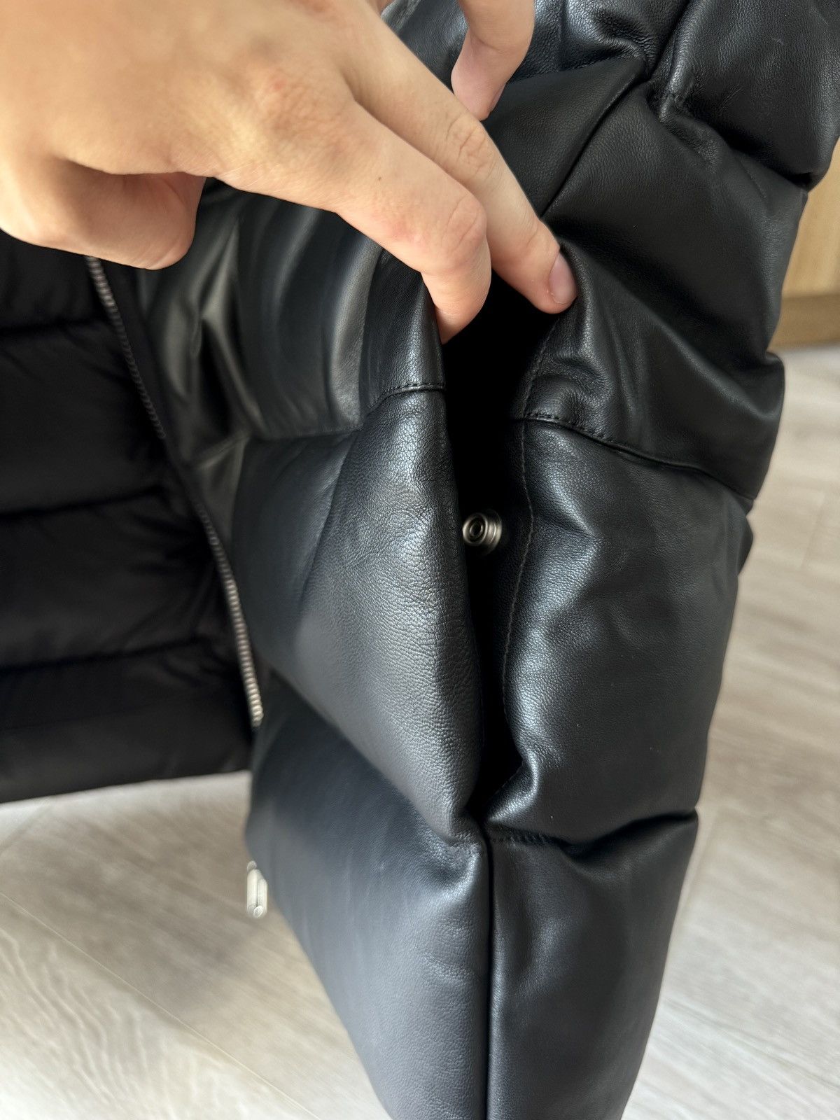 Rick Owens Last Size Rick Owens FW23 Luxor Leather Vest IT 52 Size US L / EU 52-54 / 3 - 9 Thumbnail