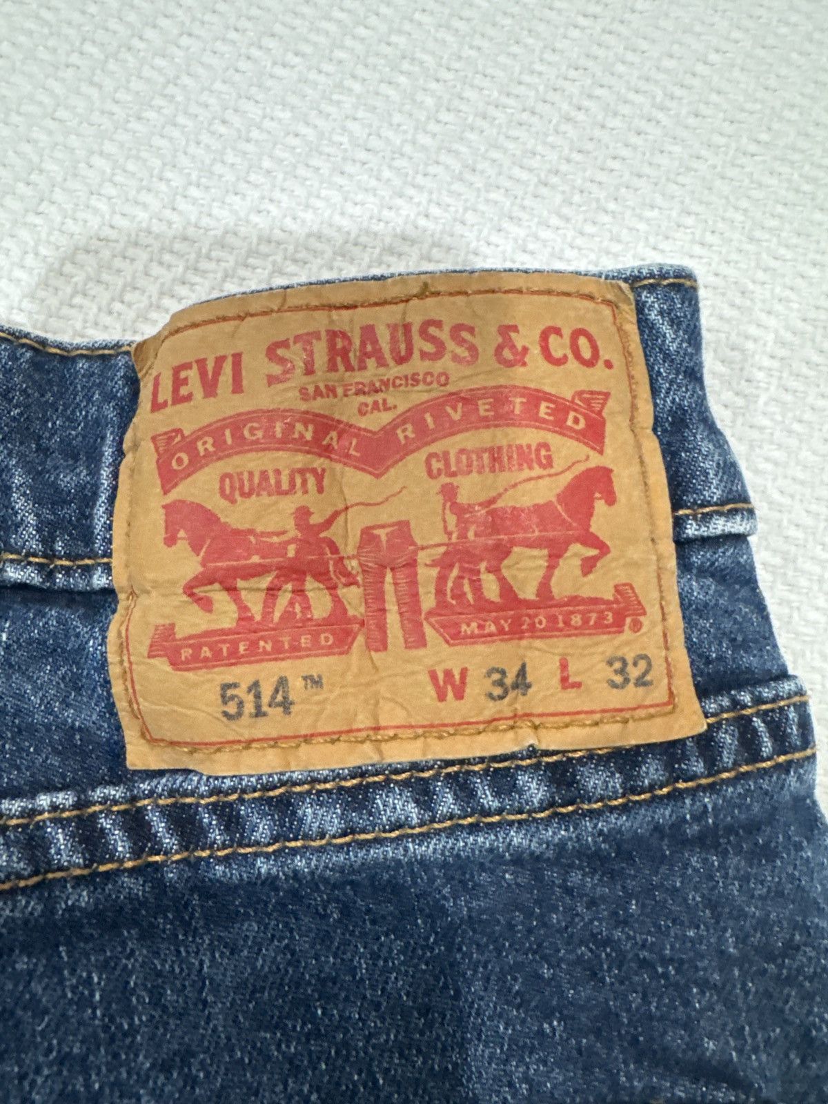 Levi's Levi’s 514 Jeans W34 L32 Size US 34 / EU 50 - 2 Thumbnail