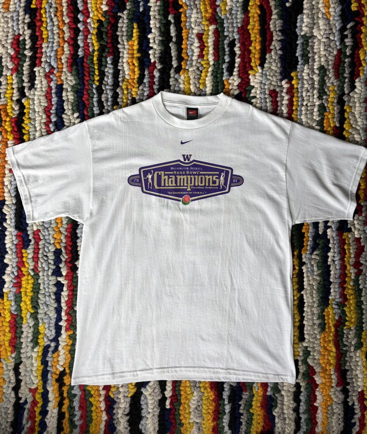 Vintage Washington Huskies 2001 Rosebowl Nike