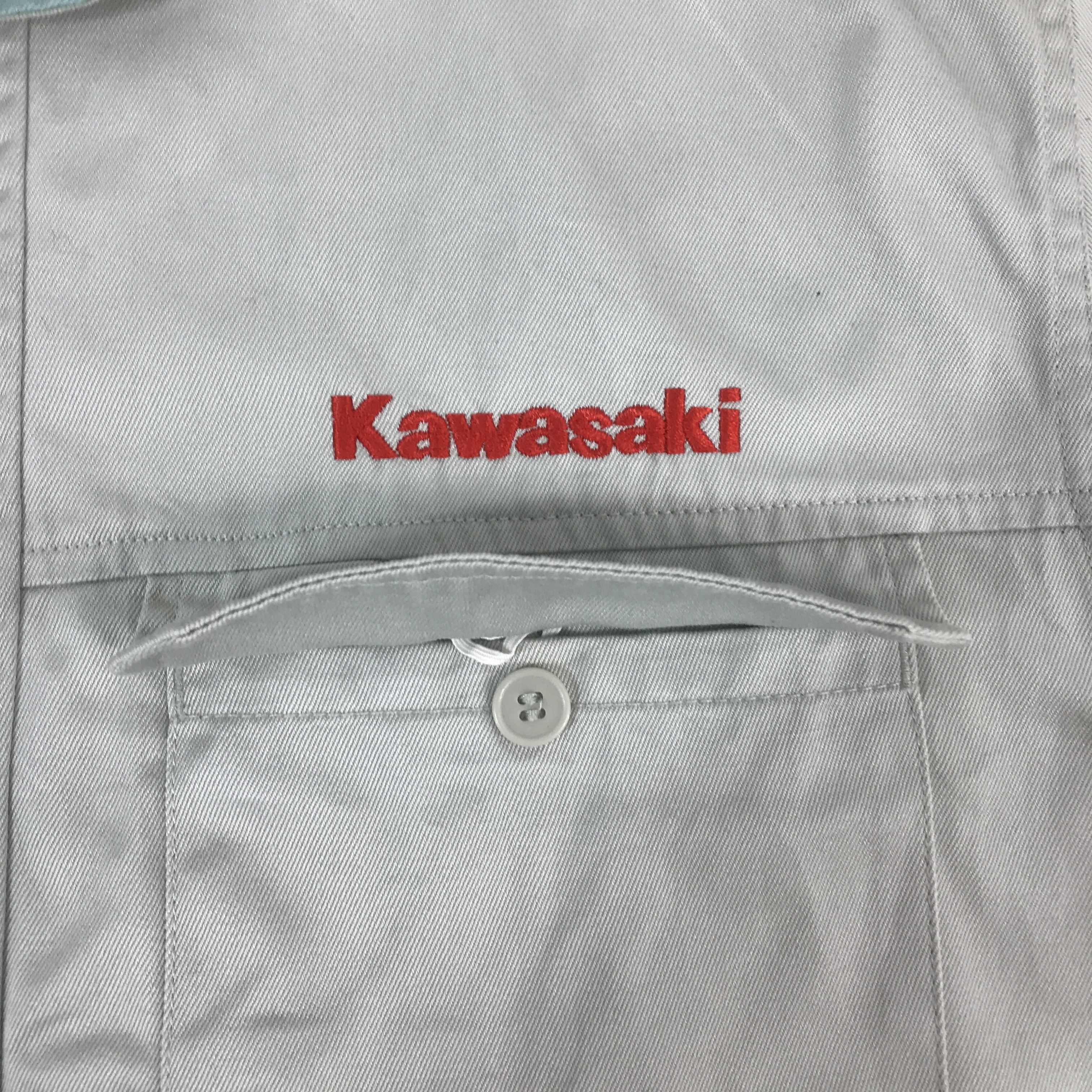 Japanese Brand KAWASAKI MOTOR SPORT UNIFORM JAPAN JACKET K67B9 Size US L / EU 52-54 / 3 - 8 Thumbnail