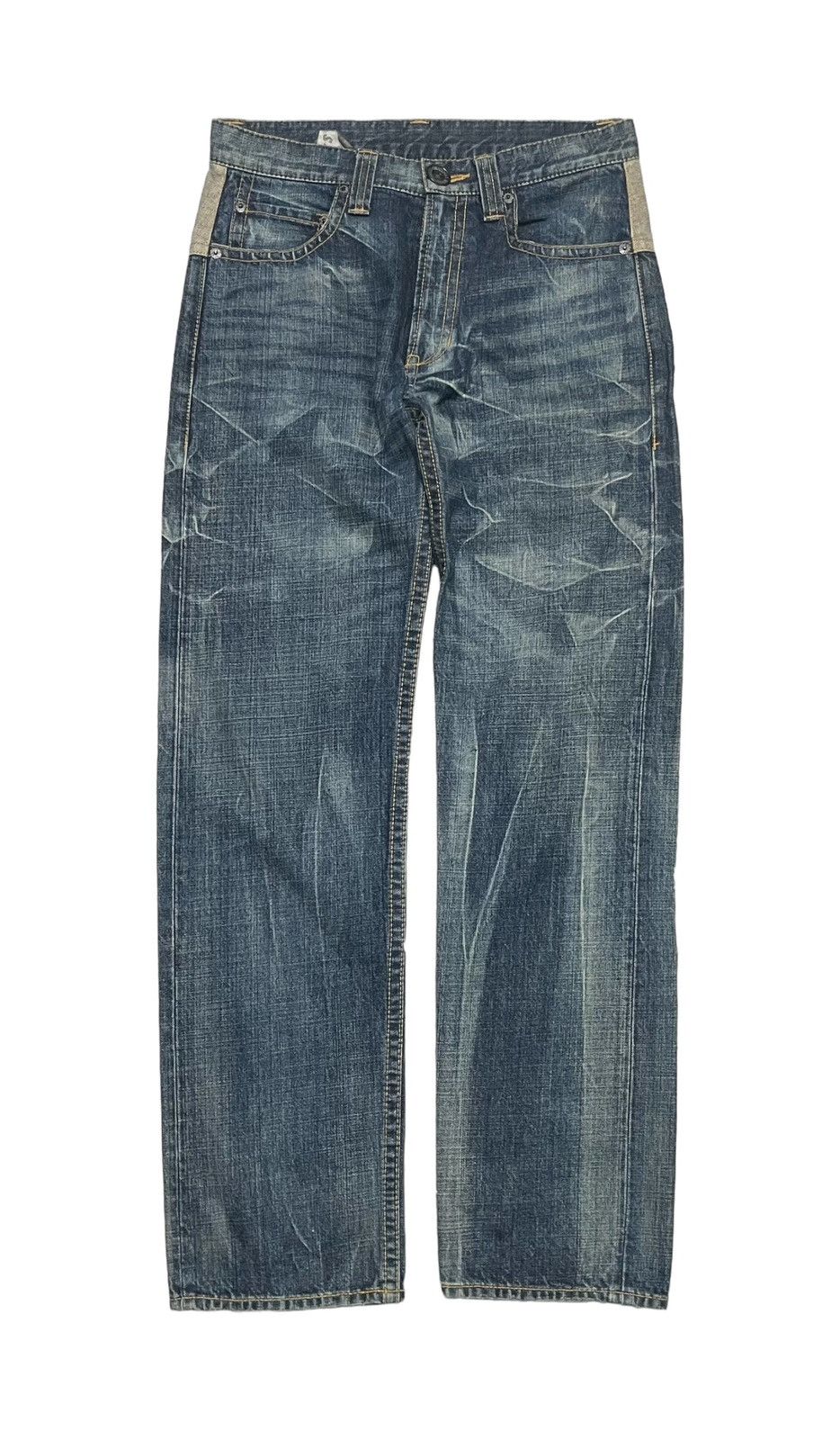If Six Was Nine 2000s CO & LU PDENIM PANT RARE DESIGN Size US 30 / EU 46 - 2 Thumbnail