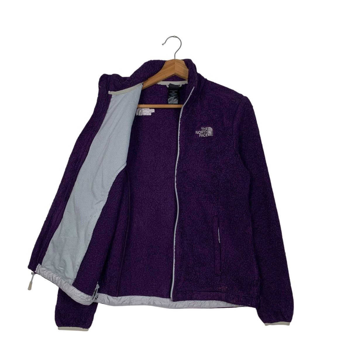 The North Face THE NORTH FACE Embroidery Logo Purple Fleece #1850-C80 Size S / US 4 / IT 40 - 9 Thumbnail